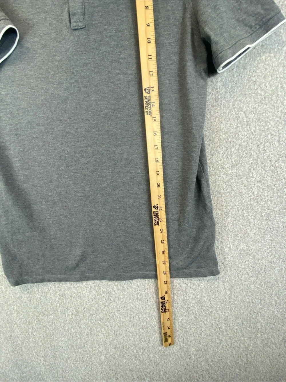 Banana Republic Men’s Medium Core Temp Polo Gray Preppy Basics Golf